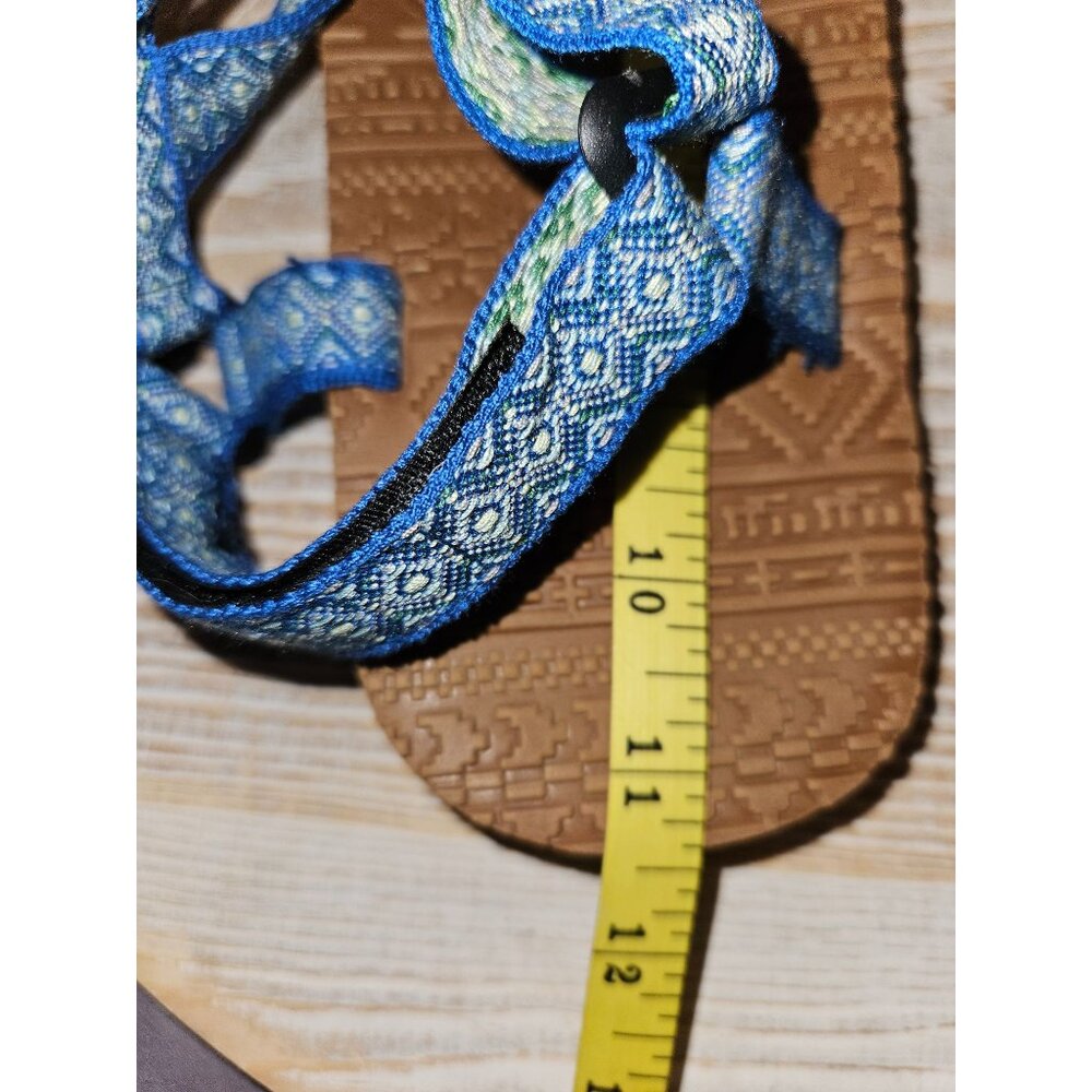 Muk Lux Sport Bar Sandals Adjustable Hoop & Loop Straps Women Size 10 Summer - Picture 9 of 10